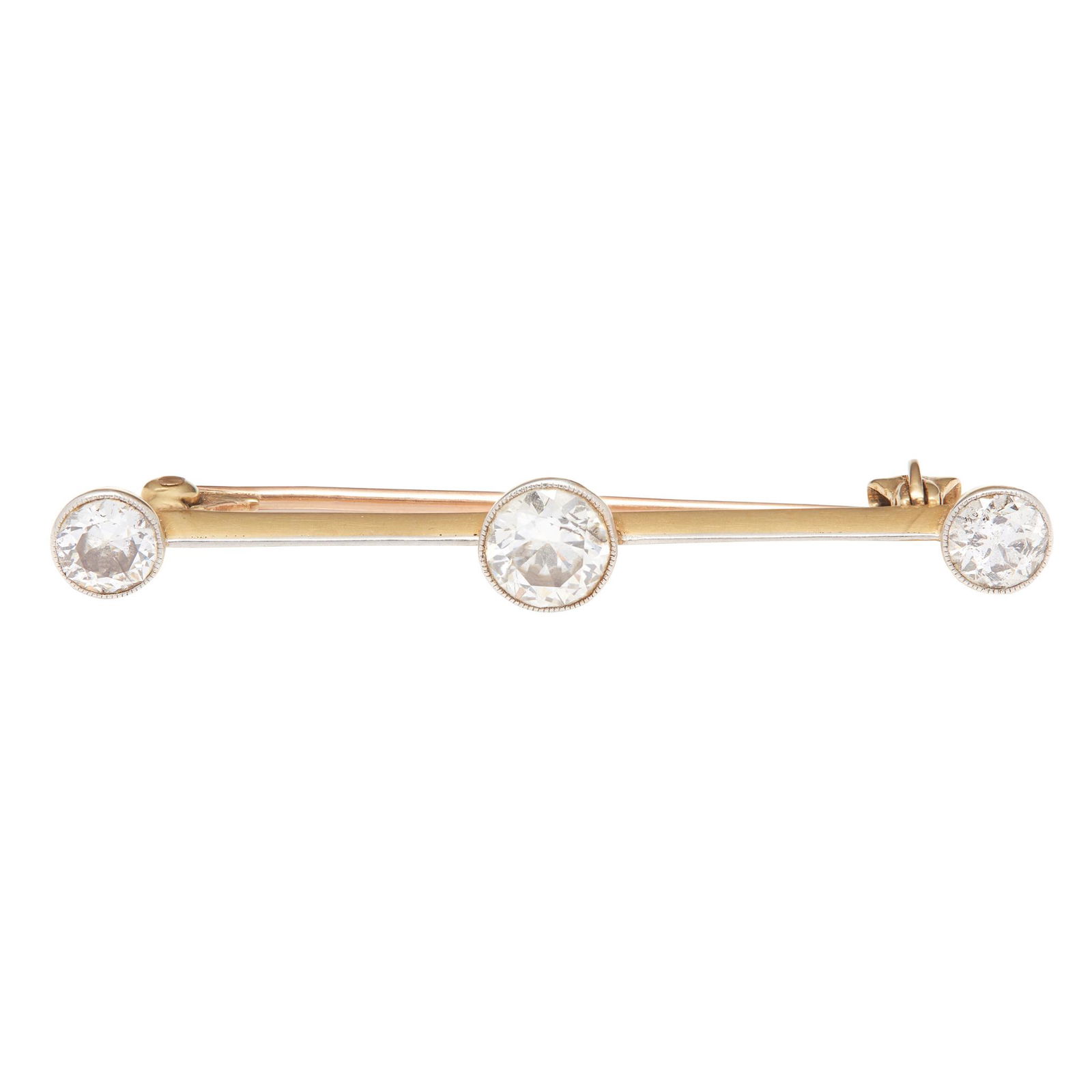 A diamond set bar brooch (1 of 1)
