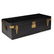 LOUIS VUITTON BLACK CANVAS MOTORING TRUNK EARLY 20TH