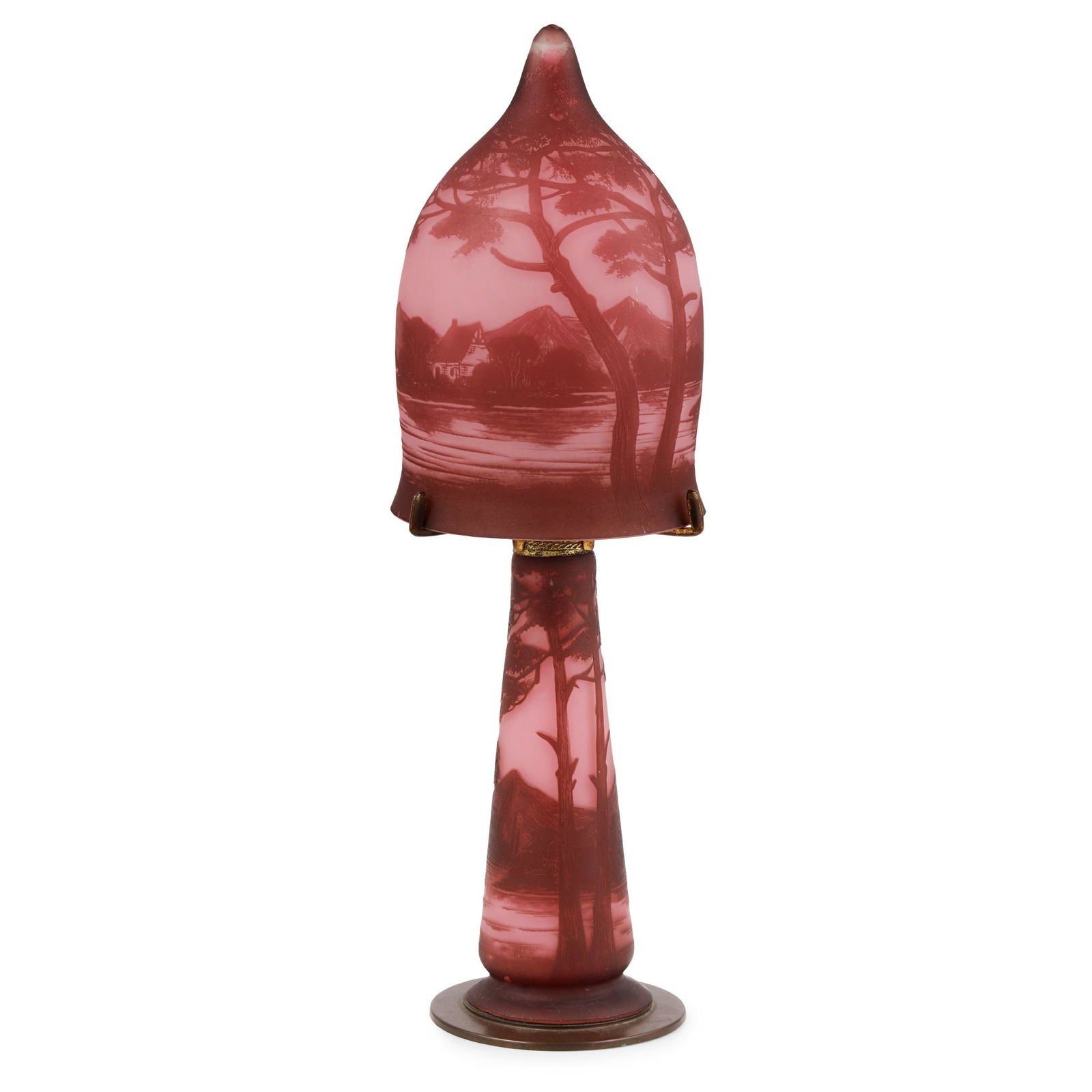 LOETZ, AUSTRIA 'RICHARD' CAMEO GLASS TABLE LAMP, CIRCA (1 of 1)