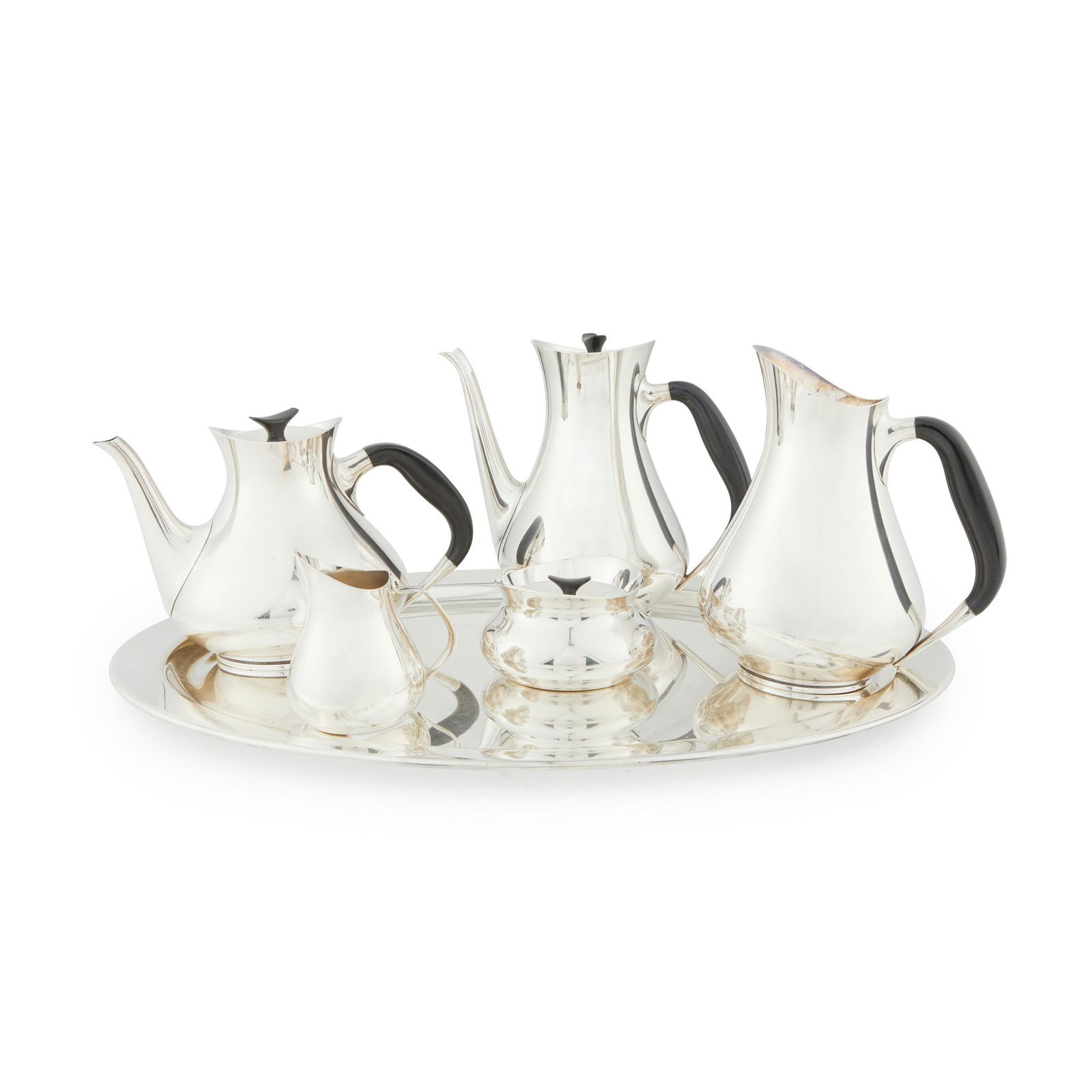 HANS BUNDE (1919â€“1996) FOR COHR, DENMARK SILVER PLATE (1 of 3)