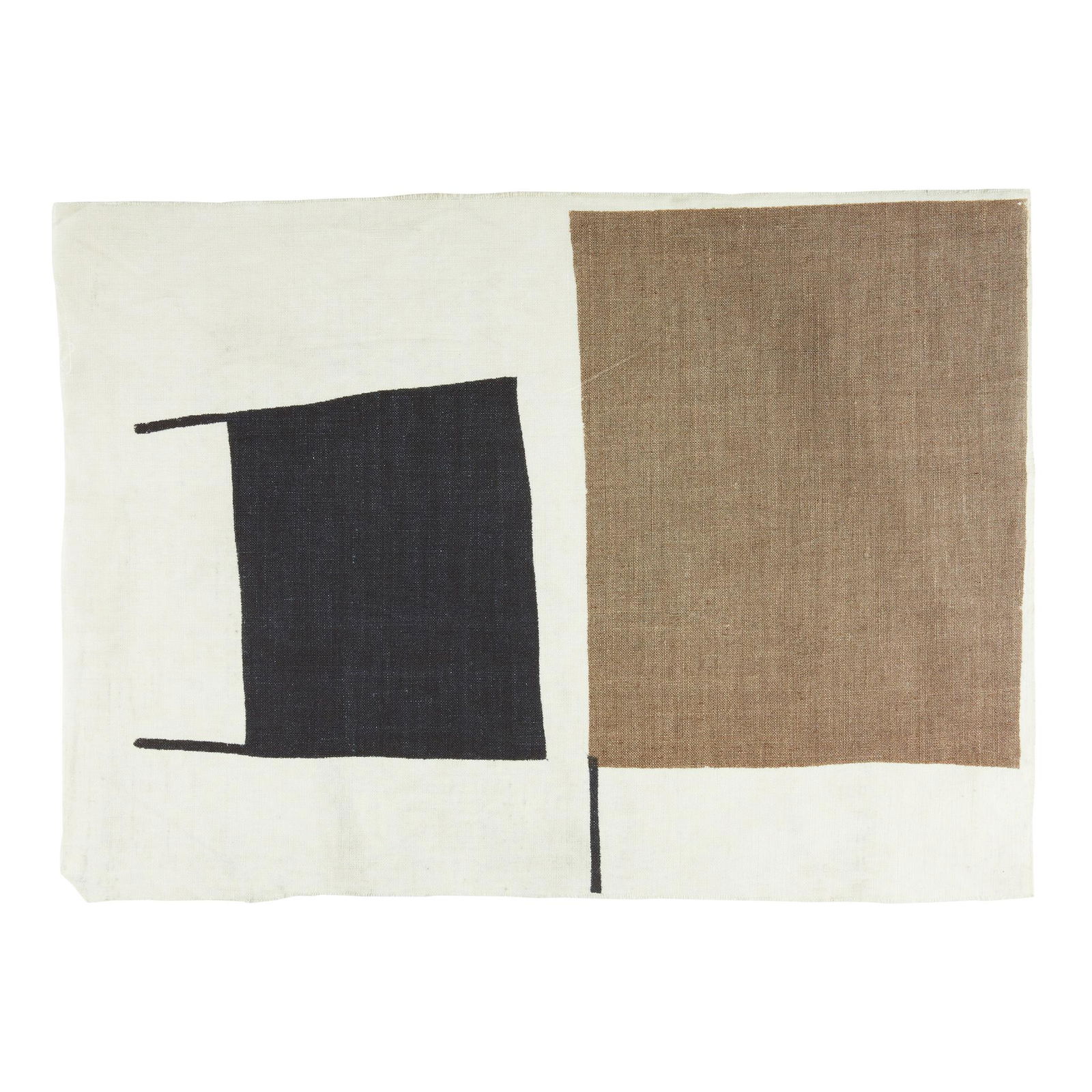 Â§ PORTHIA PRINTS, ST. IVES GROUP OF TABLE LINENS,: Â§ PORTHIA PRINTS, ST. IVES GROUP OF TABLE LINENS, CIRCA 1955-60 screenprinted linen, to include THIRTEEN TABLE LINENS, some un-hemmed, by Denis Mitchell, Michael Snow, Barbara Hepworth, Stanley Dor