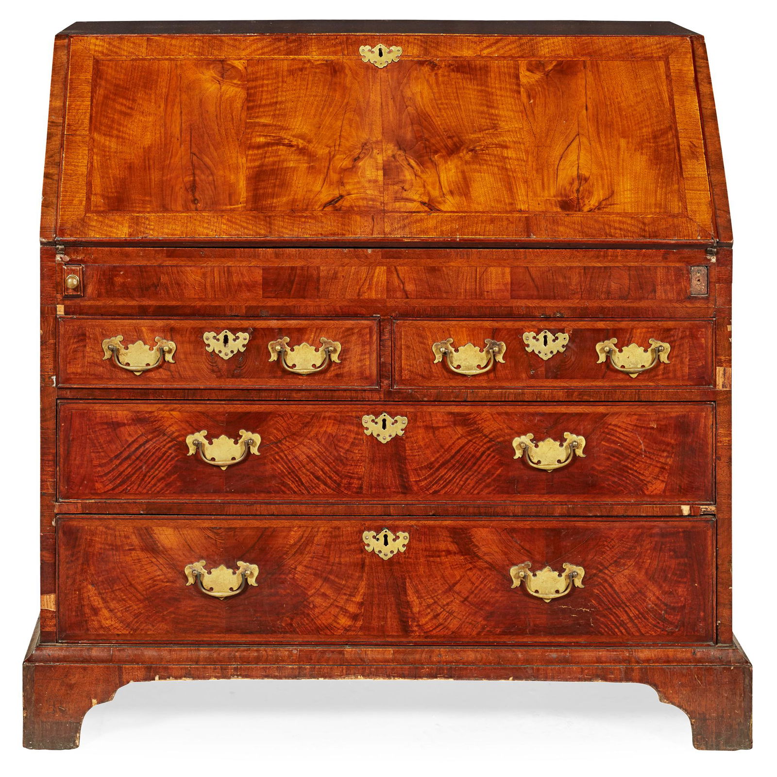 GEORGE I WALNUT BUREAU 18TH CENTURY (1 of 2)