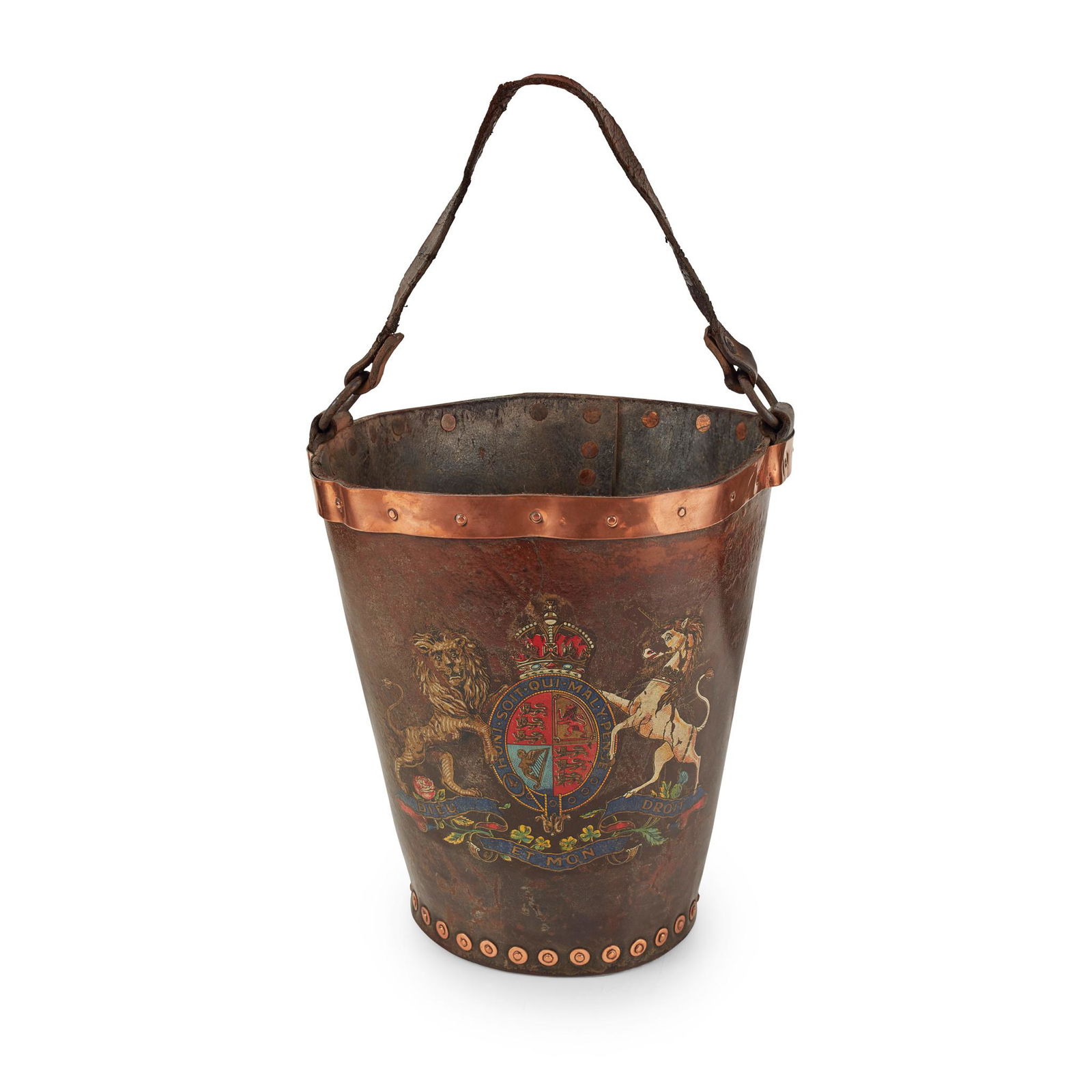 LEATHER FIRE BUCKET 19TH CENTURY (1 of 1)