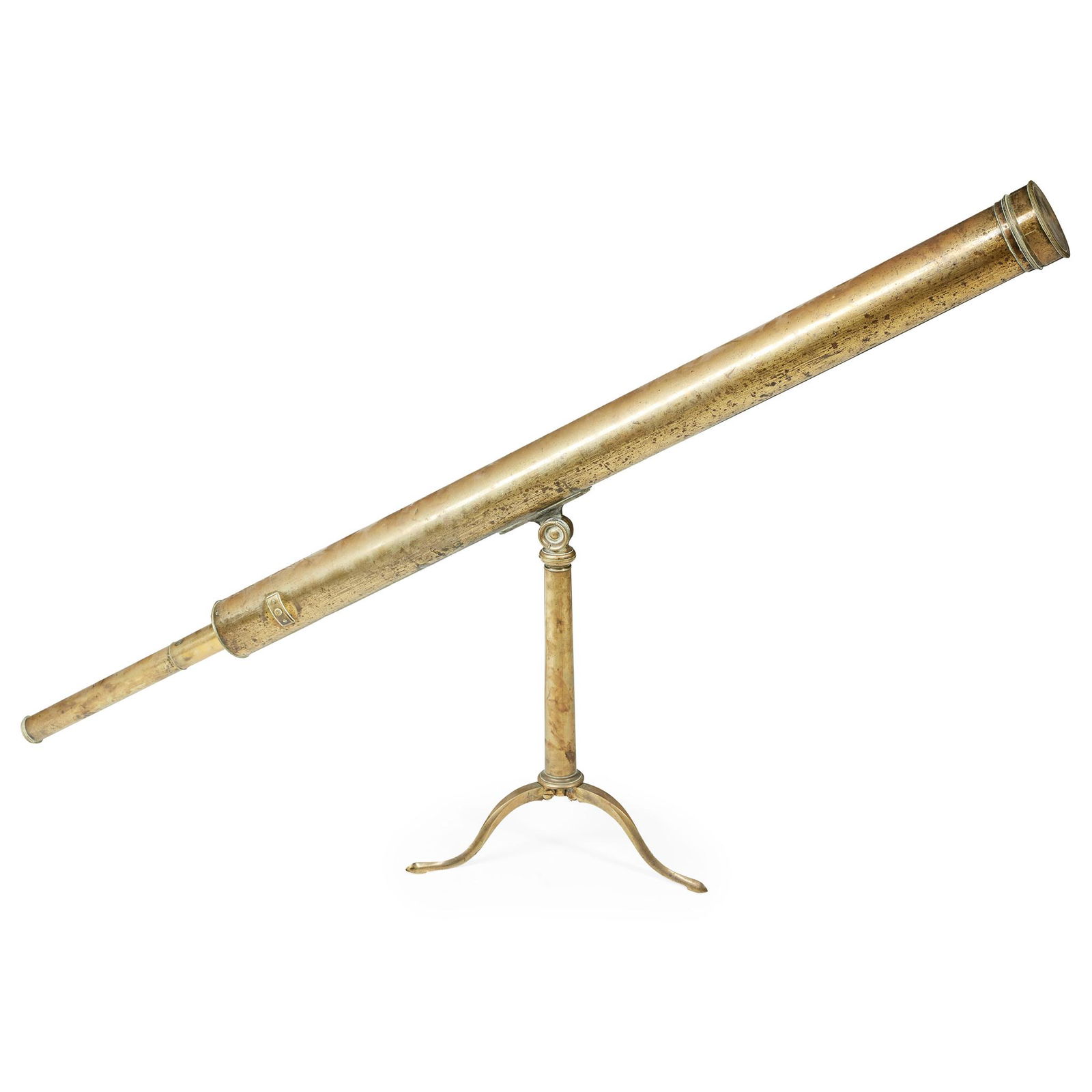 LARGE BRASS TELESCOPE LATE 19TH CENTURY (1 of 1)