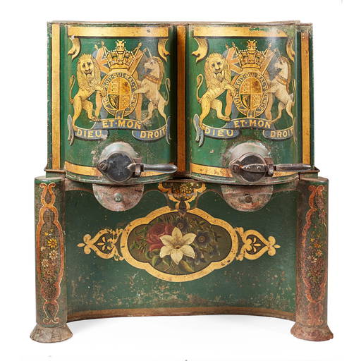 VICTORIAN TOLEWARE MOLASSES DISPENSER, PROBABLY FOR Dec 10, 2020