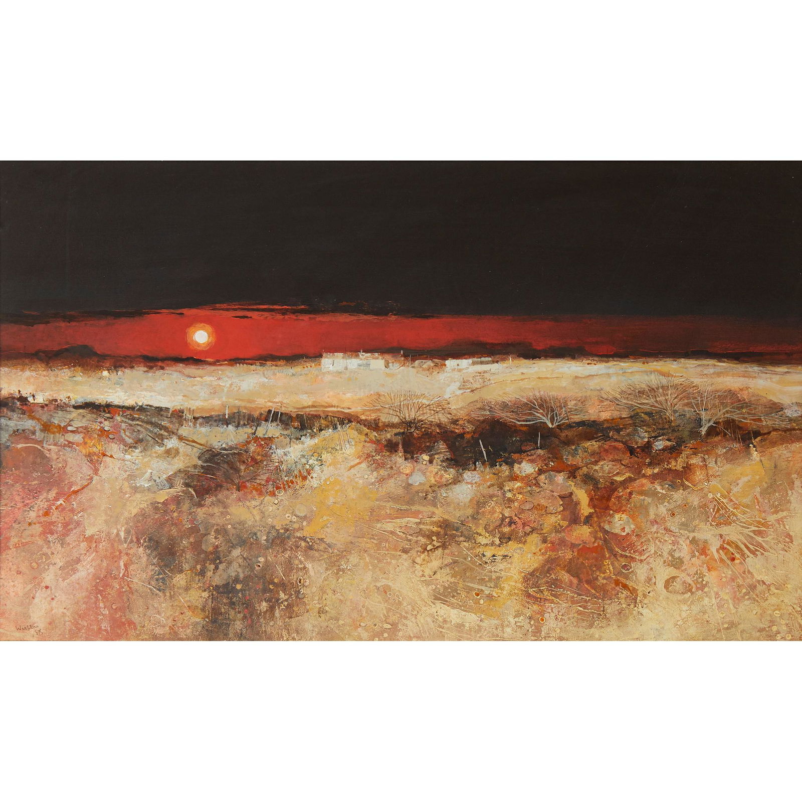 § GORDON HOPE WYLLIE R.S.W. (SCOTTISH 1930-2005) EDGE (1 of 3)