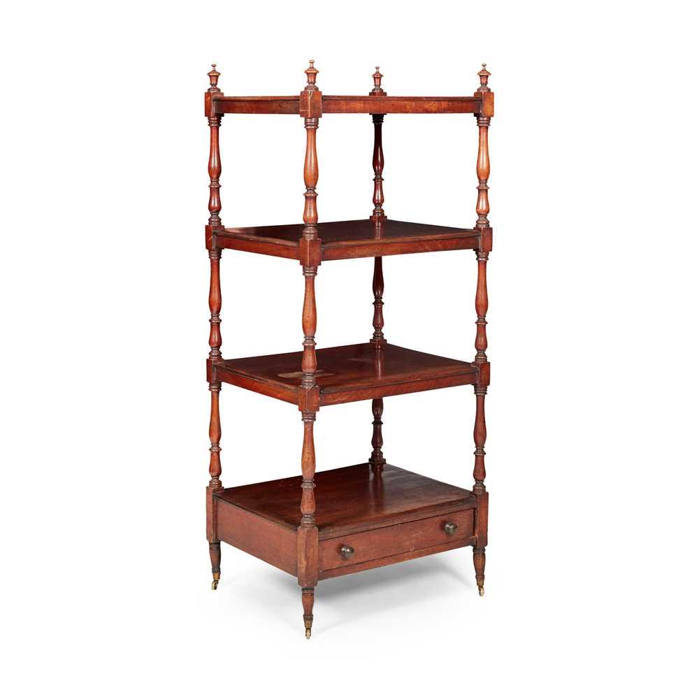 REGENCY MAHOGANY WHATNOT EARLY 19TH CENTURY (1 of 1)