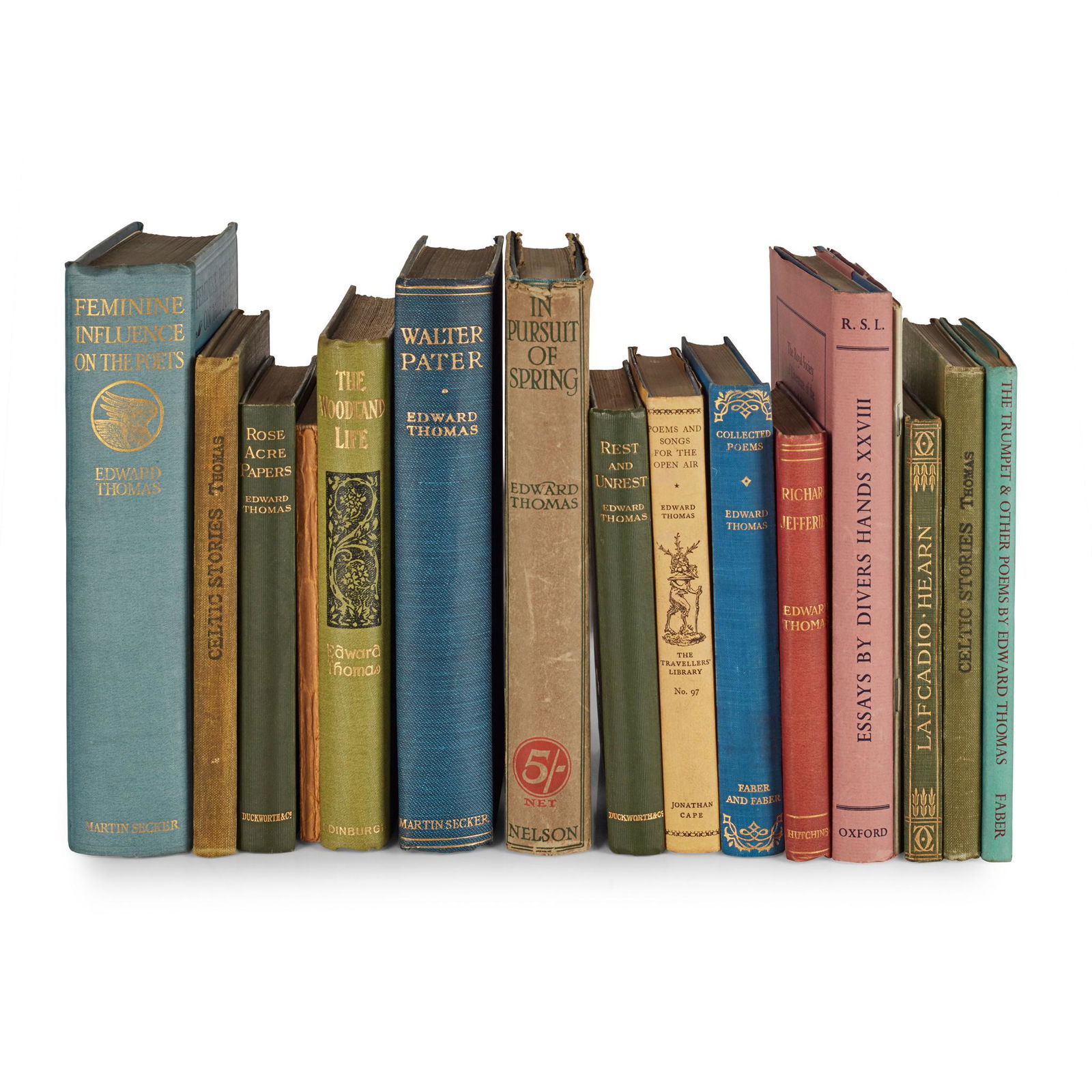 Thomas, Edward 15 books, comprising (1 of 1)