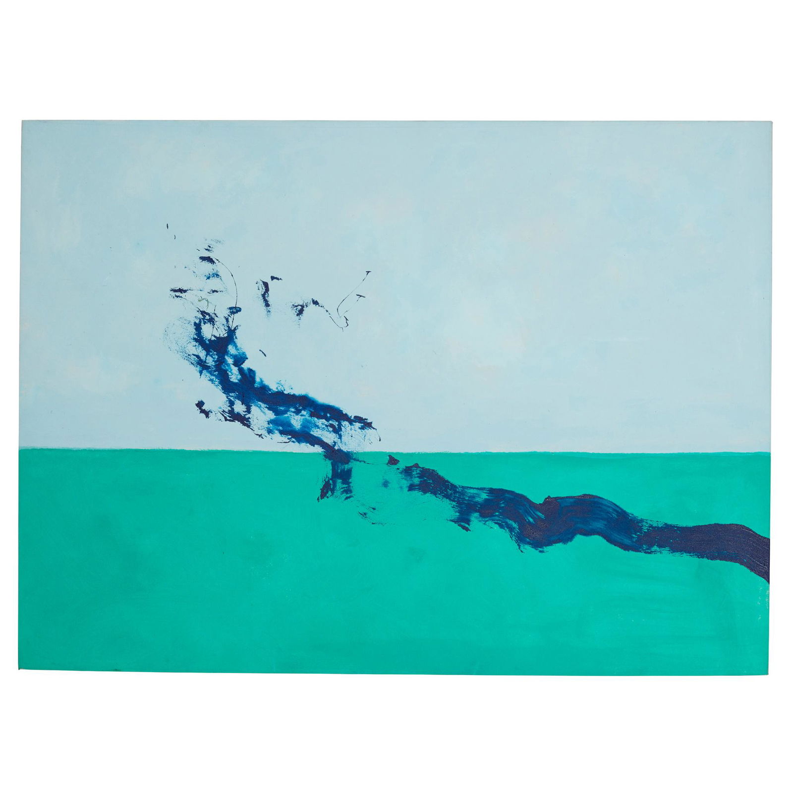 CLEVE GRAY (AMERICAN 1918-2004) REACH #2: CLEVE GRAY (AMERICAN 1918-2004) REACH #2 Signed and inscribed with title and dated 2002 verso, acrylic on canvas(128.25cm x 172.27cm (50.5in x 68in))Footnote: Exhibited: Loretta Howard Gallery, New Yo