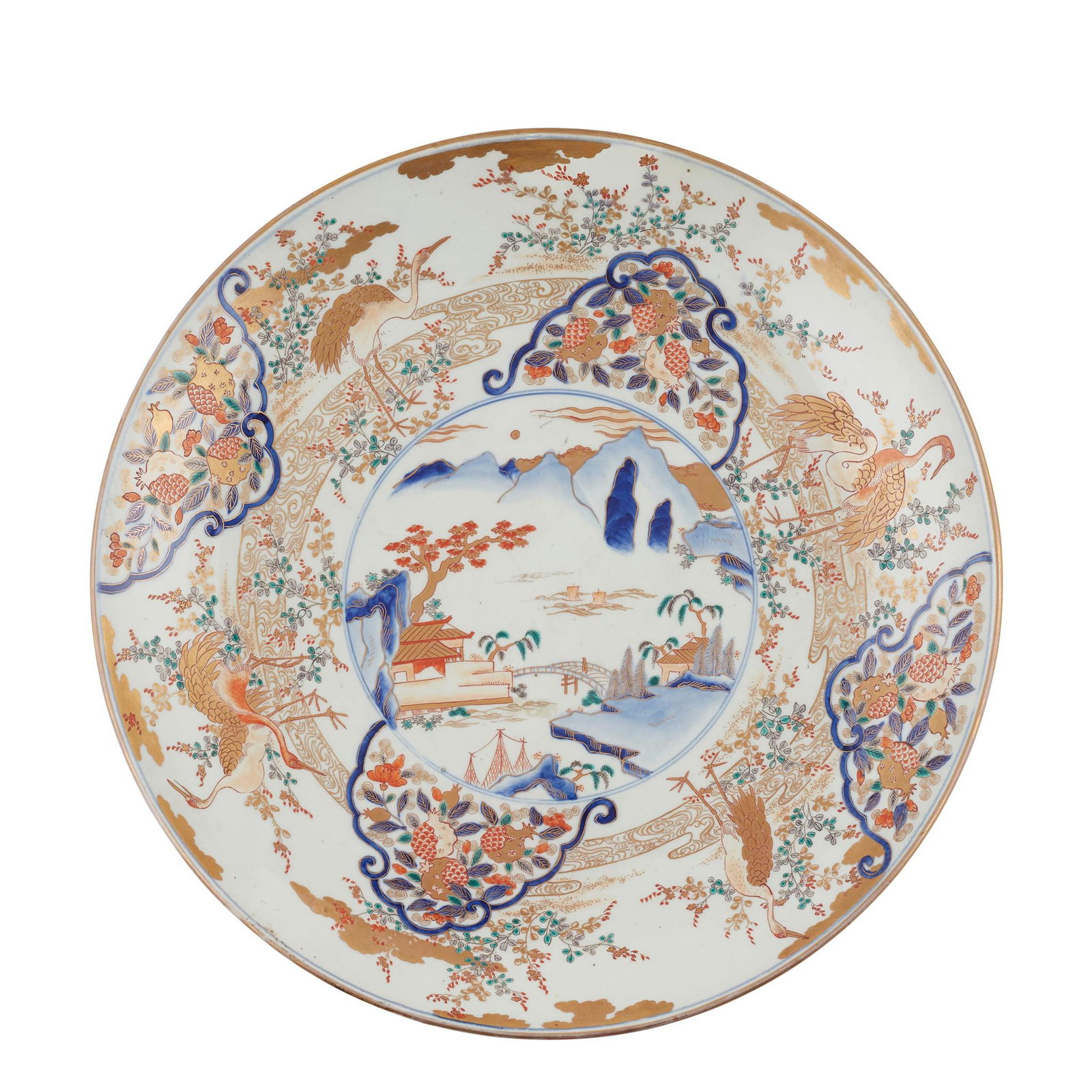 GROUP OF TWO IMARI CHARGES MEIJI PERIOD (1 of 2)