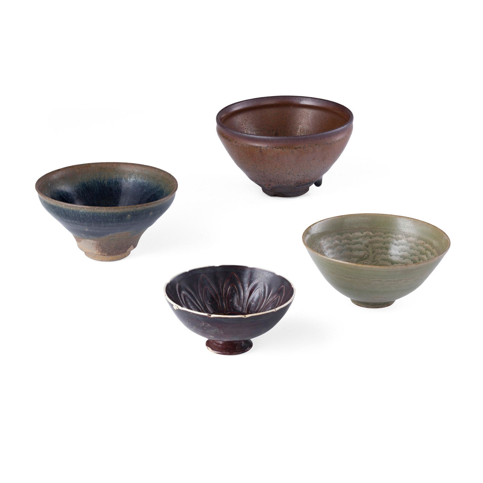 GROUP OF FOUR TEA WARES (1 of 1)