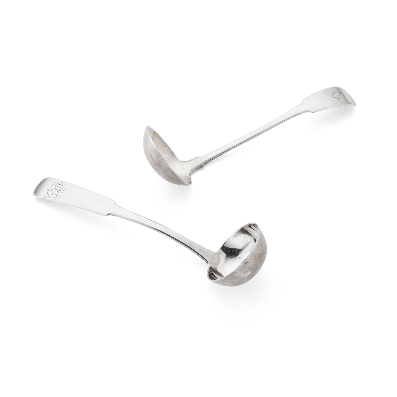 BANFF â€“ TWO SCOTTISH PROVINCIAL TODDY LADLES GEORGE (1 of 4)