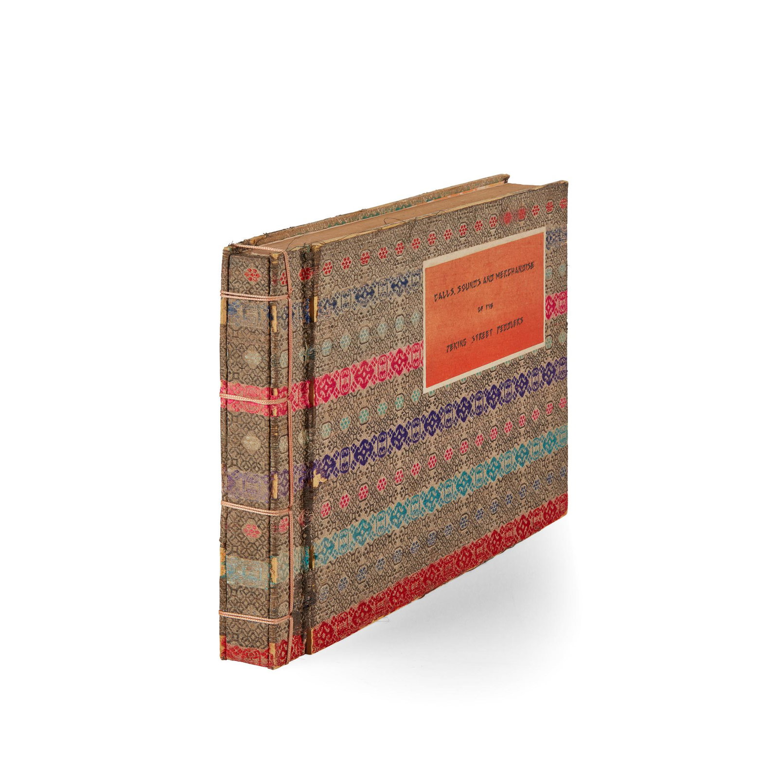 Constant, Samuel Victor Calls, Sounds and Merchandise: Constant, Samuel Victor Calls, Sounds and Merchandise of the Peking Street Peddlers Peking: The Camel Bell, [1936?] Oblong 8vo, 16 tipped-in photographs, laid-in papercut (partially incomplete) and 61