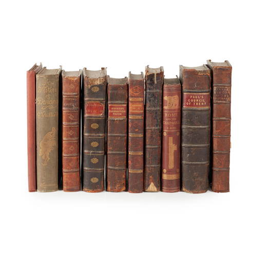 Folio and quarto volumes a collection of ten, (0318) on Oct 06, 2021