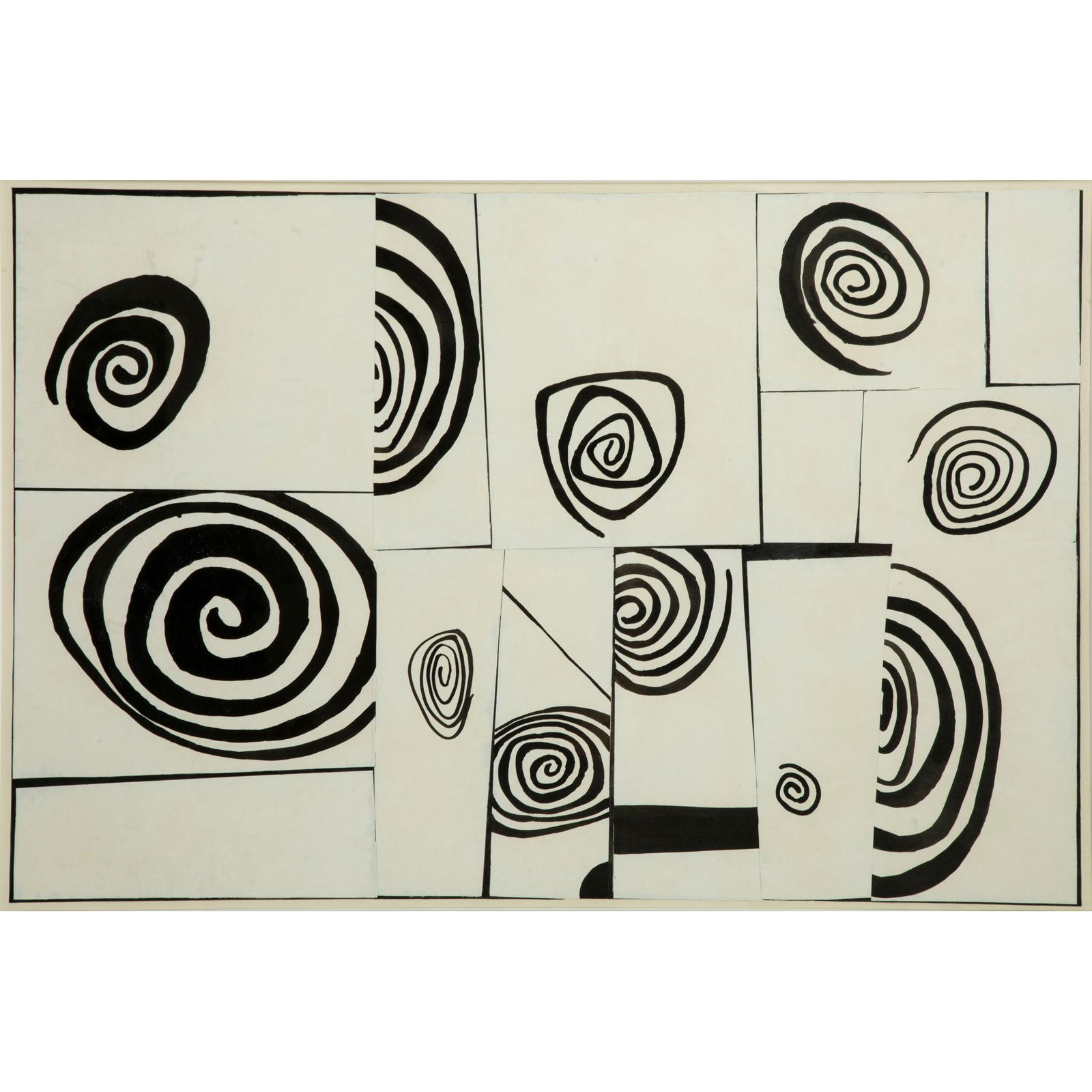 Â§ Robert Adams (British 1917-1984) Untitled, circa: Â§ Robert Adams (British 1917-1984) Untitled, circa 1952 collage and gouache on paper (40.5cm x 60.5cm (16in x 23.75in)) Provenance: Gimpel Fils, London.