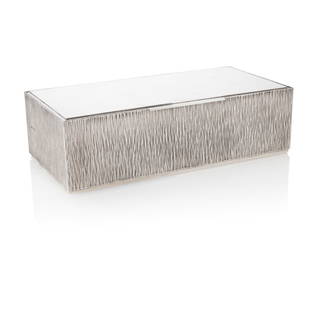 Â§ Gerald Benney C.B.E. (British 1930-2008) Box, London: Â§ Gerald Benney C.B.E. (British 1930-2008) Box, London 1980 silver, bark effect textured surface to the sides, hallmarked and stamped 'GERALD BENNEY / LONDON / ENGLAND' (6.5cm high, 23cm wide, 11.5