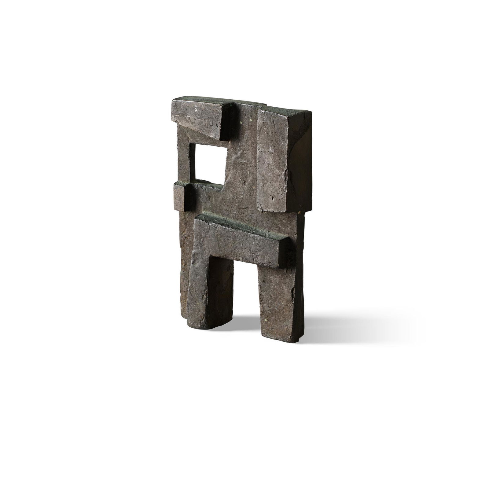 Â§ ROBERT ADAMS (BRITISH 1917-1984) RECTANGULAR BRONZE: Â§ ROBERT ADAMS (BRITISH 1917-1984) RECTANGULAR BRONZE FORM NO.2., 1953 from an edition of 6, bronze (15.5cm high, 10.2cm wide (6.1in high, 4in wide)) Provenance: In Barns-Graham's notes she refers