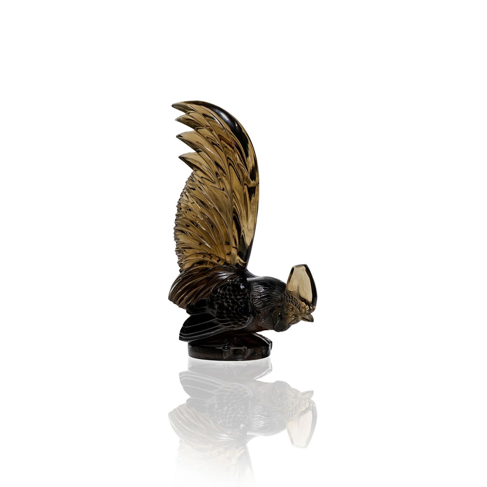 â€¡ RenÃ© Lalique (French 1860-1945) COQ NAIN CAR (1 of 1)