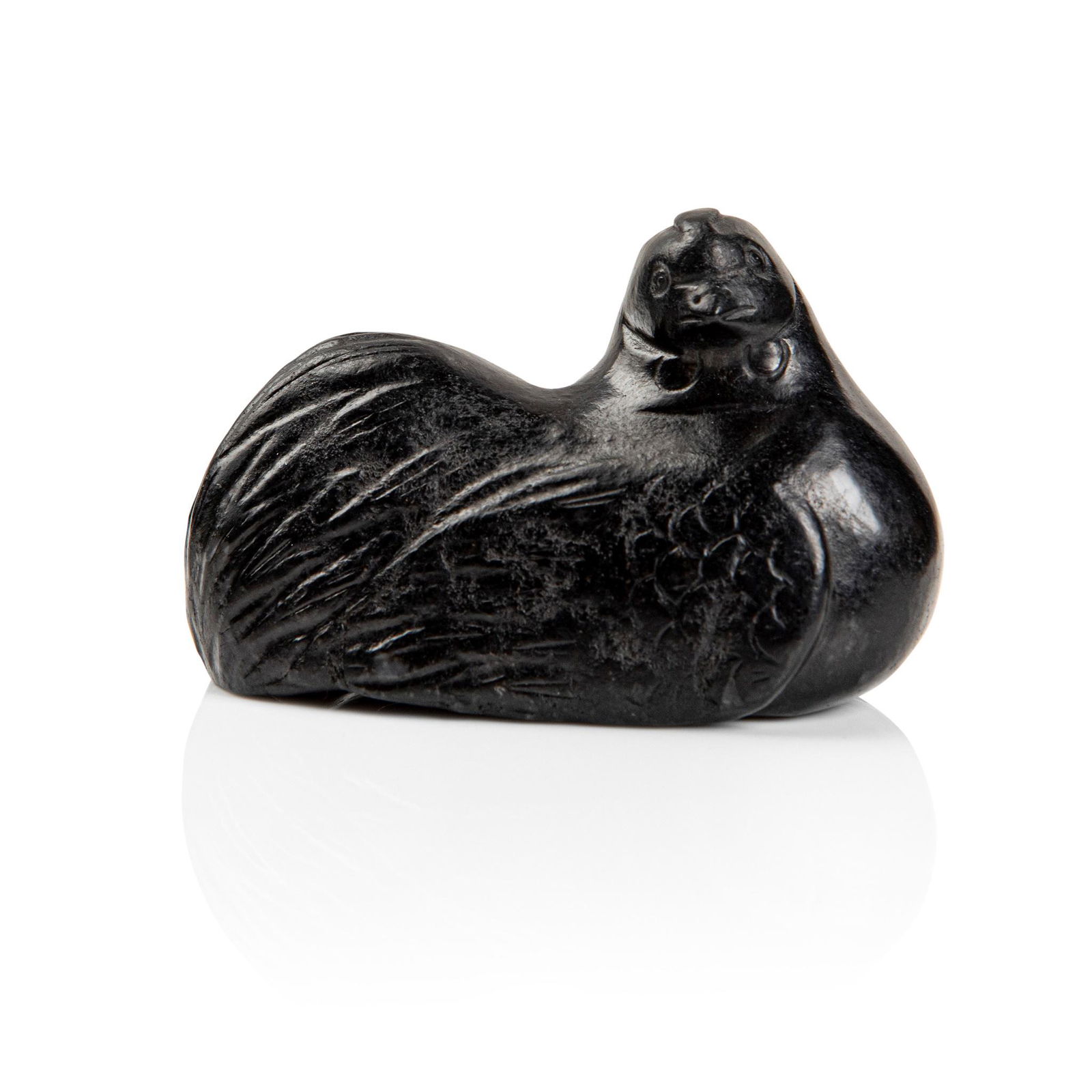 JADE CARVING OF A ROOSTER QING DYNASTY, 18TH CENTURY (1 of 3)