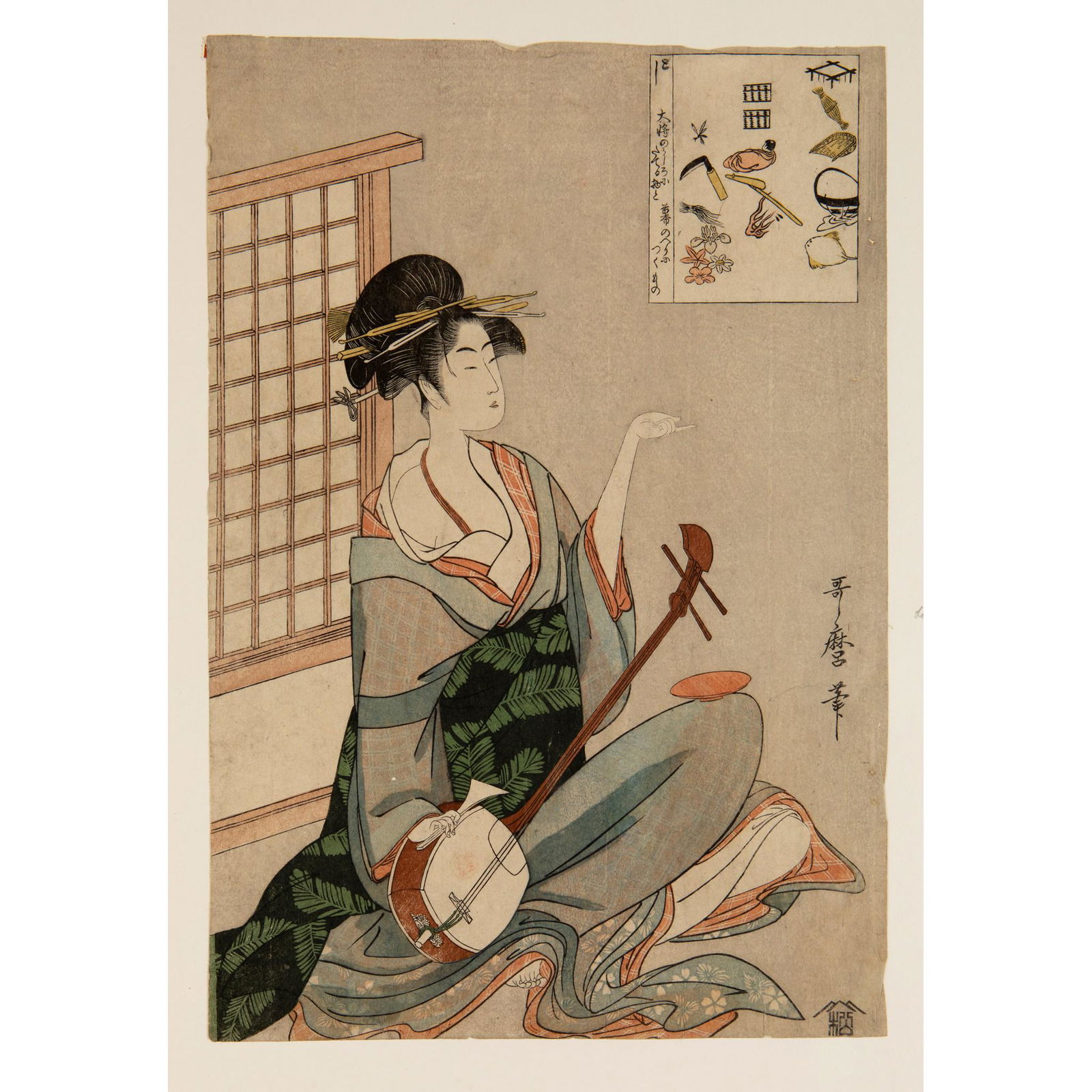 KITAGAWA UTAMARO (1753-1806) EDO PERIOD (1 of 8)