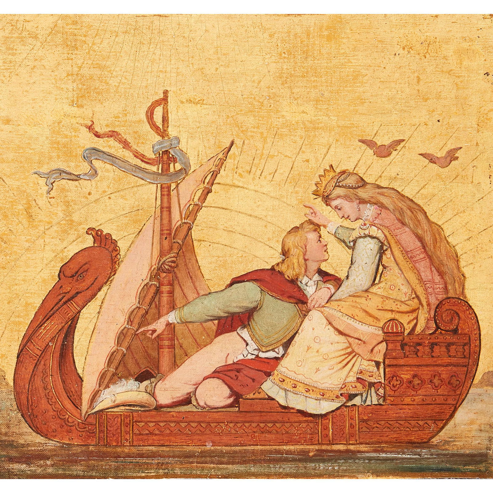 JOHN MOYR SMITH (1839-1912) TRISTRAM AND ISOLDE, CIRCA (1 of 3)