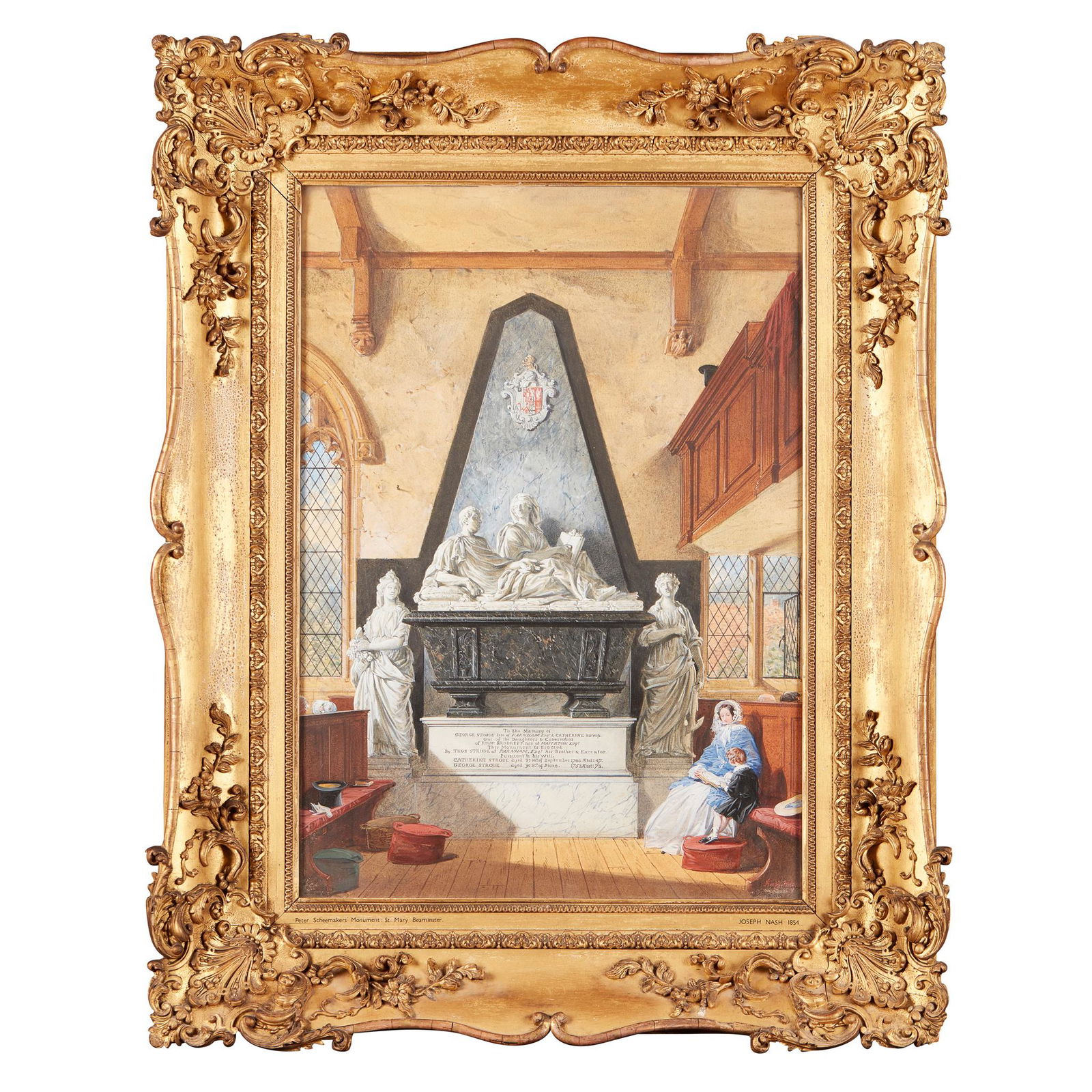 JOSEPH NASH (BRITISH 1809-1878) PETER SCHEEMAKER’ (1 of 2)