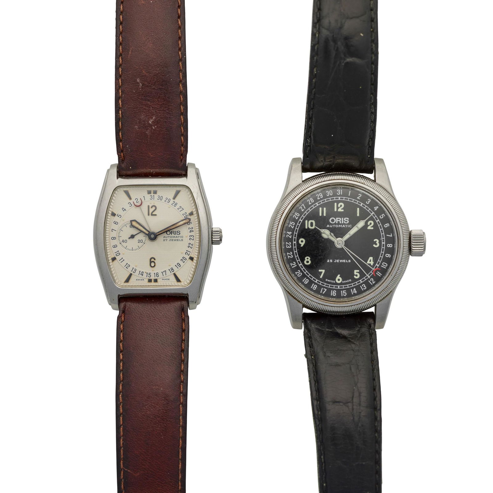 Oris: two stainless steel wrist watches (1 of 1)