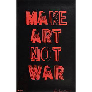 § BOB AND ROBERTA SMITH O.B.E., R.A. (BRITISH: Screenprint, 190/200, signed, dated and numbered in red ink (Dimensions: the sheet 93.5cm x 62cm (36.75in x 24.5in), unframed)(the sheet 93.5cm x 62cm (36.75in x 24.5in), unframed)Provenance: BALTIC C