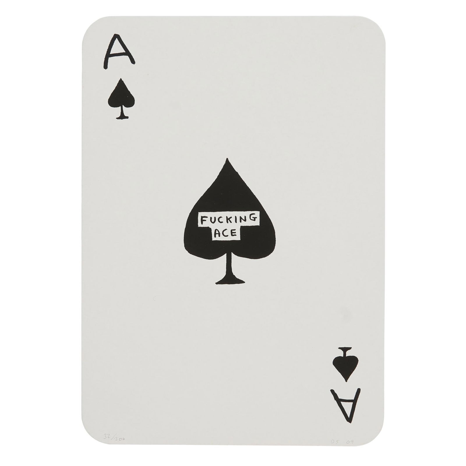 § DAVID SHRIGLEY O.B.E. (BRITISH 1968-) FUCKING: Digital print, 32/200, signed with initials, dated and numbered in pencil (Dimensions: 27cm x 19cm (10.5in x 7.5in))(27cm x 19cm (10.5in x 7.5in))