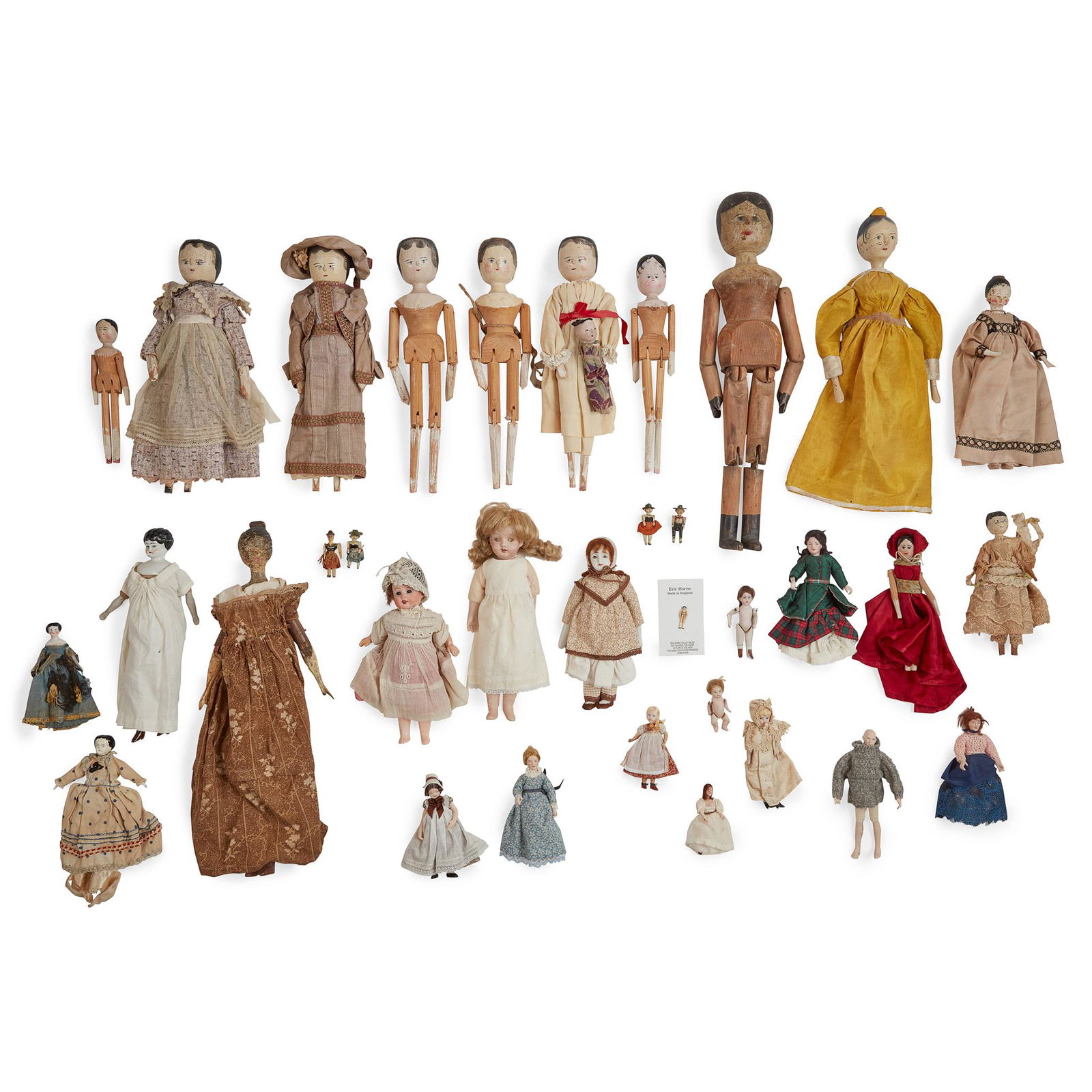 COLLECTION OF DOLLS 19TH CENTURY, AND LATER (1 of 1)