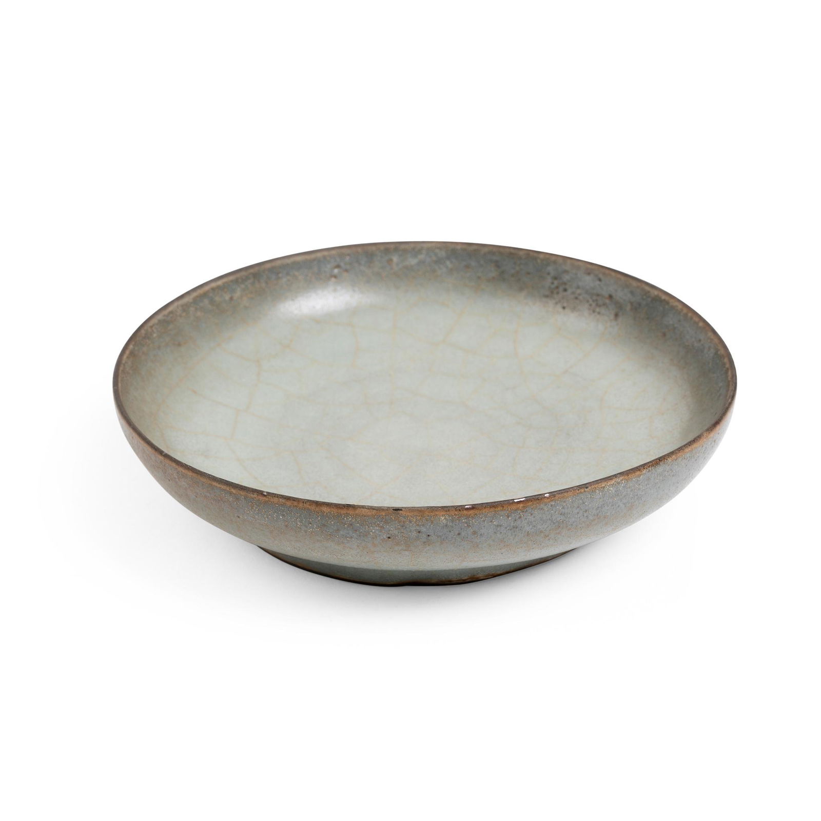 GE-TYPE CRACKLE-GLAZED DISH QING DYNASTY, 19TH CENTURY (1 of 1)