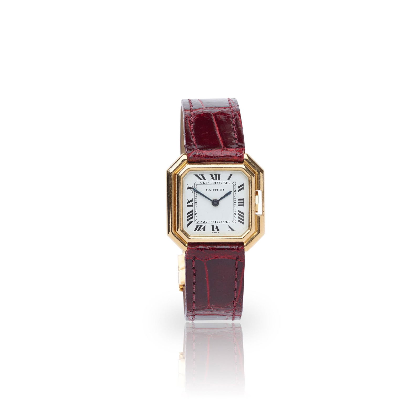 Y Cartier: an octagonal-cased wrist watch (1 of 1)