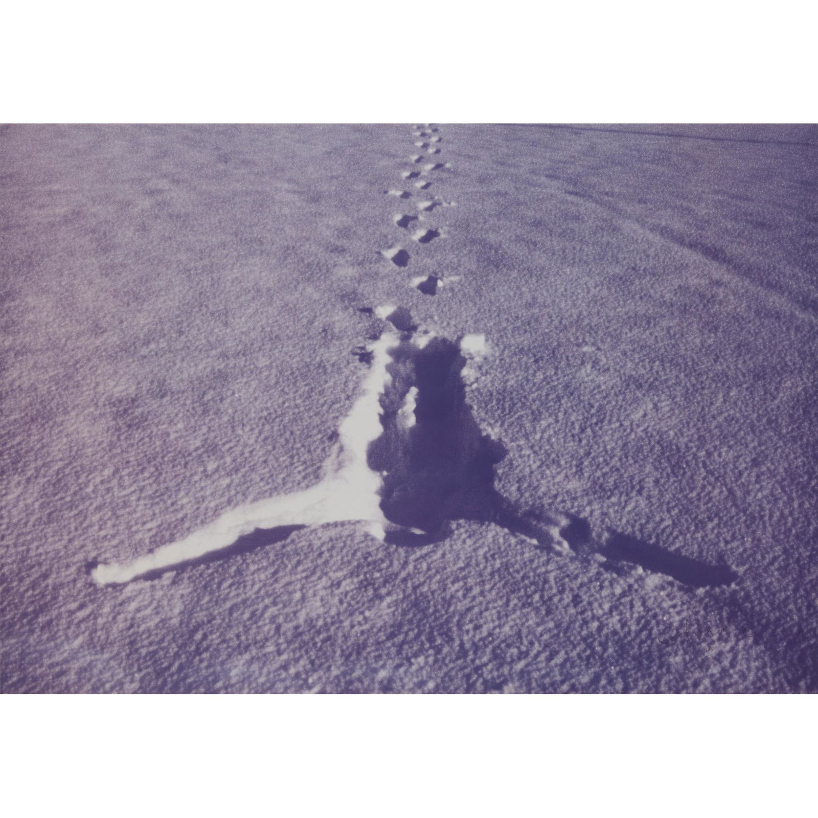 Â§ SIR ANTHONY GORMLEY O.B.E. (BRITISH 1950-) SNOWFALL - 2002 (1 of 3)