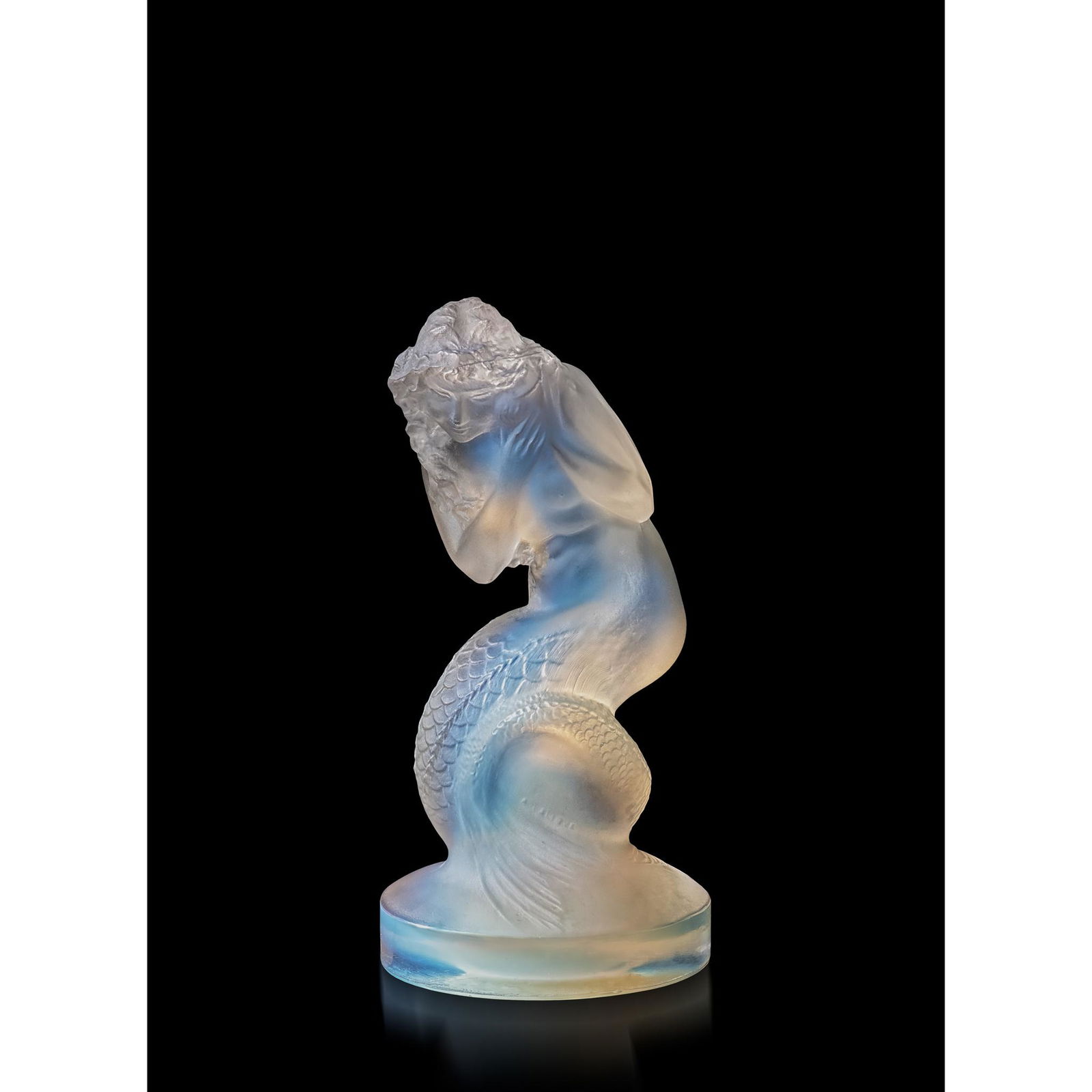René Lalique (French 1860-1945) NAIADE PAPERWEIGHT, NO. 832 (1 of 2)