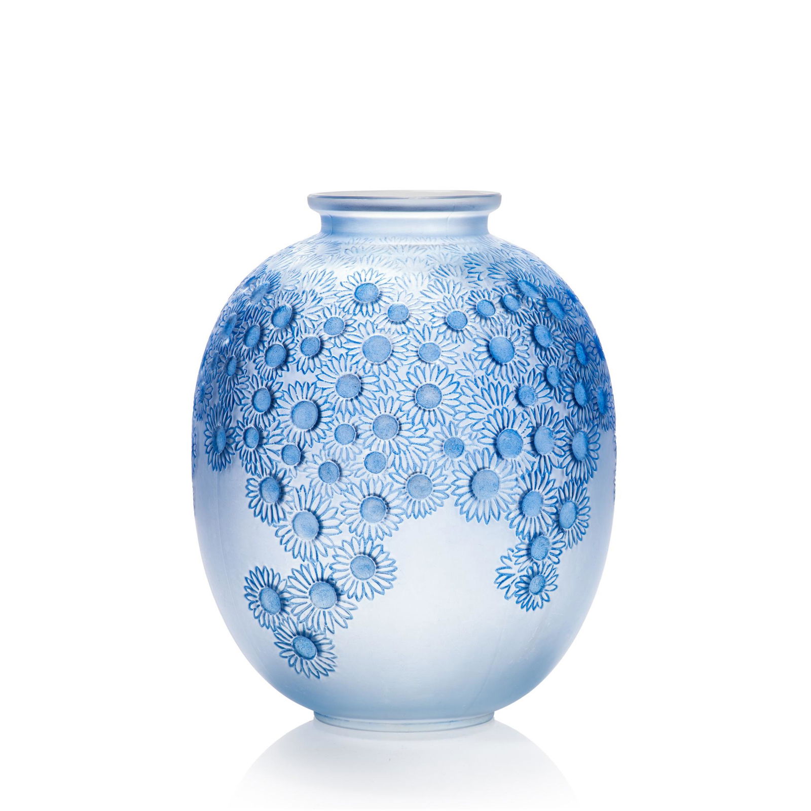 ‡ René Lalique (French 1860-1945) MARGUERITES VASE, NO. 922 (1 of 1)