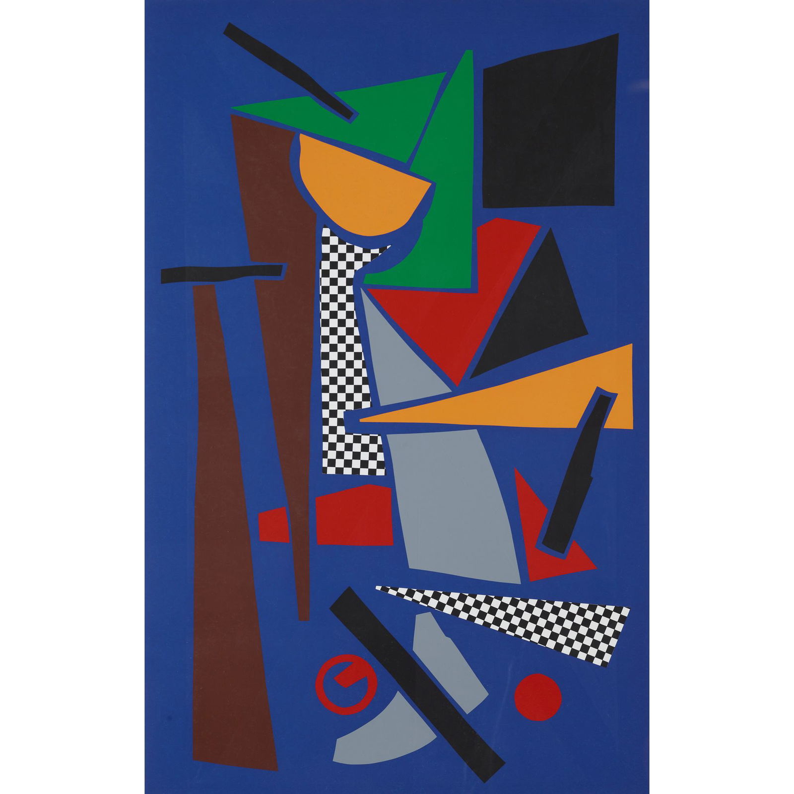 § Robert Jacobsen (Danish 1912-1993) Four Abstracts: § Robert Jacobsen (Danish 1912-1993) Four Abstracts screenprints(each sheet 97cm x 61cm (38.2in x 24in), three works unframed)