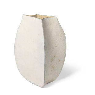 § Paul Philp (British 1941-) Vessel: § Paul Philp (British 1941-) Vessel impressed artist's seal, stoneware(40cm high, 28cm wide (15.75in high, 11in wide))