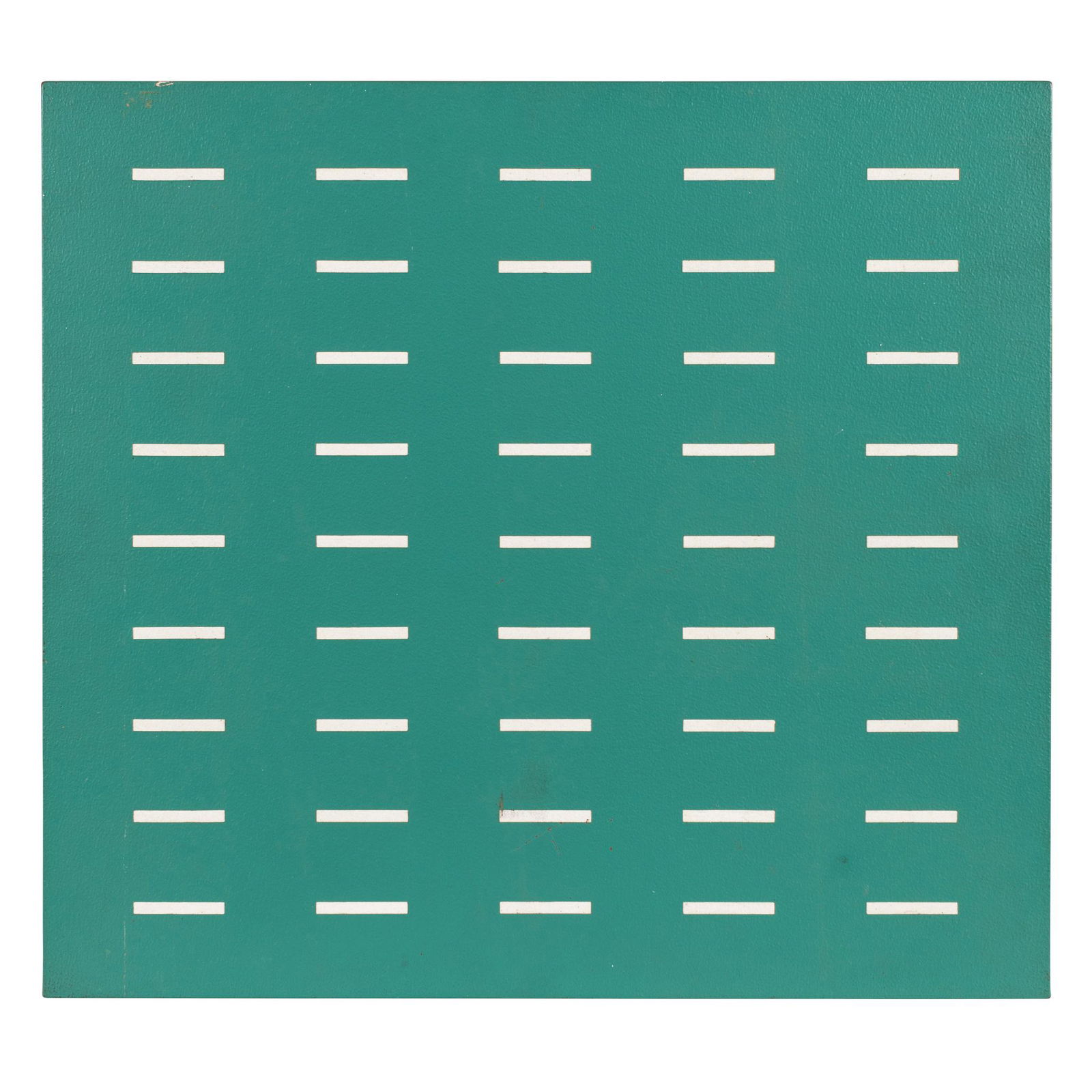 § Michael Craig-Martin (Irish 1941-) Untitled (Green and White), 1991: § Michael Craig-Martin (Irish 1941-) Untitled (Green and White), 1991 signed and dated (to reverse), acrylic on canvas on board(51cm x 56cm (20in x 22in))Provenance: Karsten Schubert Ltd., London