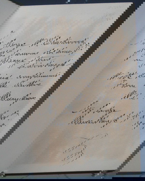 Maughan, Wm C.: Picturesque Musselburgh and its Golf Links... 1st edition, illustrated by R. Gemmel Hutchinson, frontis., original pictorial bounds, black lettering to cover and spine, Alexander Gardner, Paisley, 190