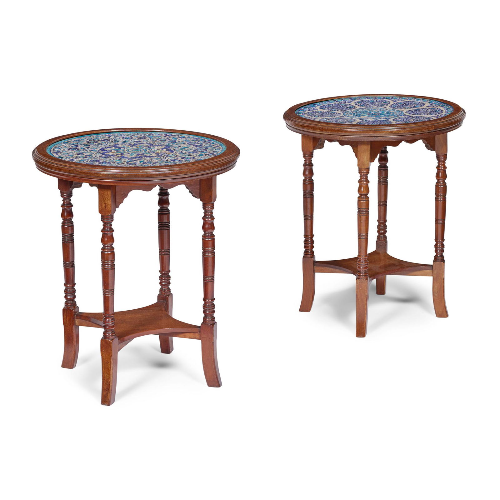 ENGLISH PAIR OF AESTHETIC MOVEMENT OCCASIONAL TABLES, CIRCA 1880 (1 of 2)