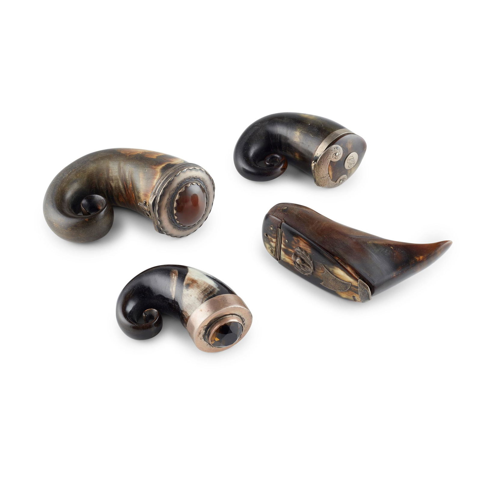 A COLLECTION OF SNUFF MULLS (1 of 1)