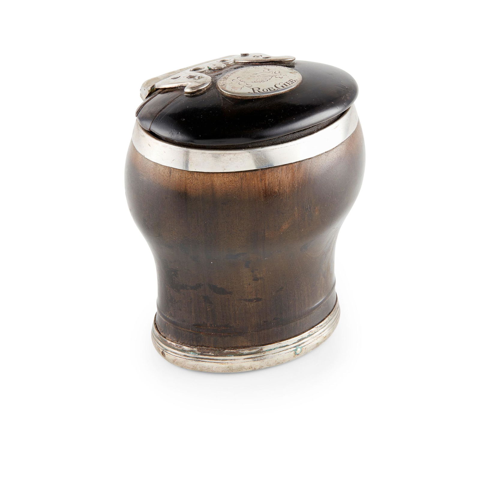 AN EARLY 18TH CENTURY LABURNUM SNUFF MULL UNMARKED (1 of 1)