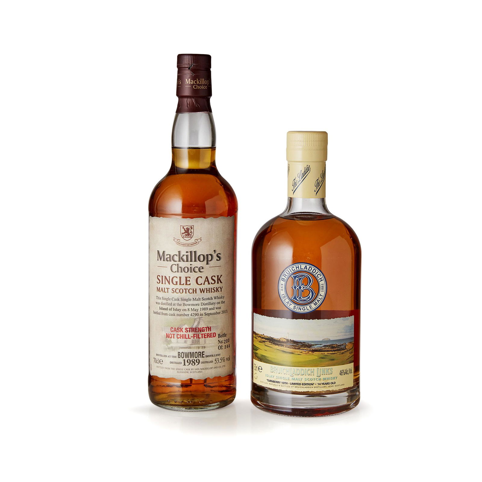 BOWMORE 1989 CASK STRENGTH - MACKILLOP'S CHOICE (1 of 2)