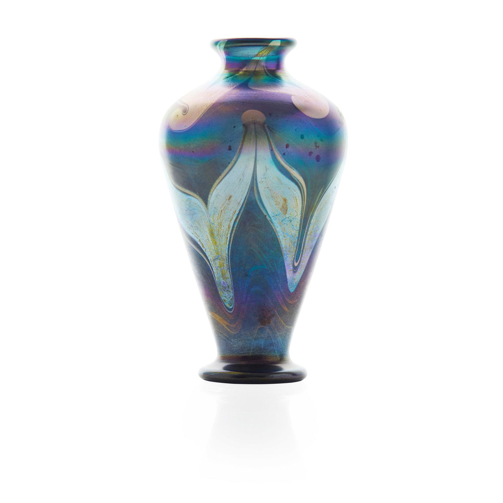 TIFFANY STUDIOS, NEW YORK SMALL VASE, CIRCA 1899 (1 of 2)