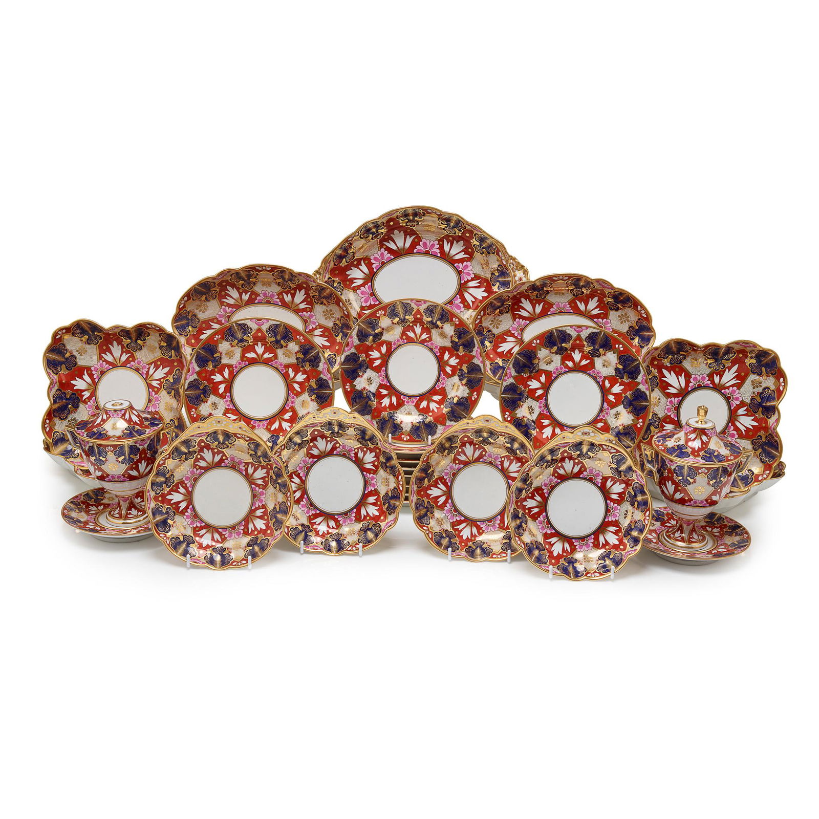 BARR FLIGHT AND BARR WORCESTER PART DESSERT SERVICE CIRCA 1830 (1 of 1)