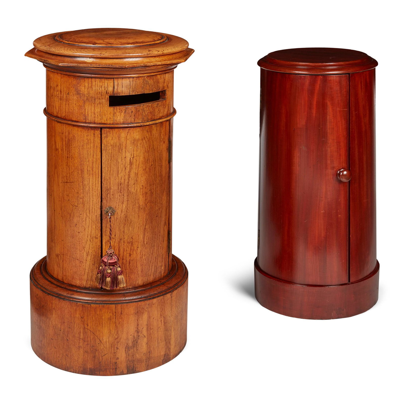 VICTORIAN OAK POST BOX 19TH CENTURY, LATER ADAPTED (1 of 1)