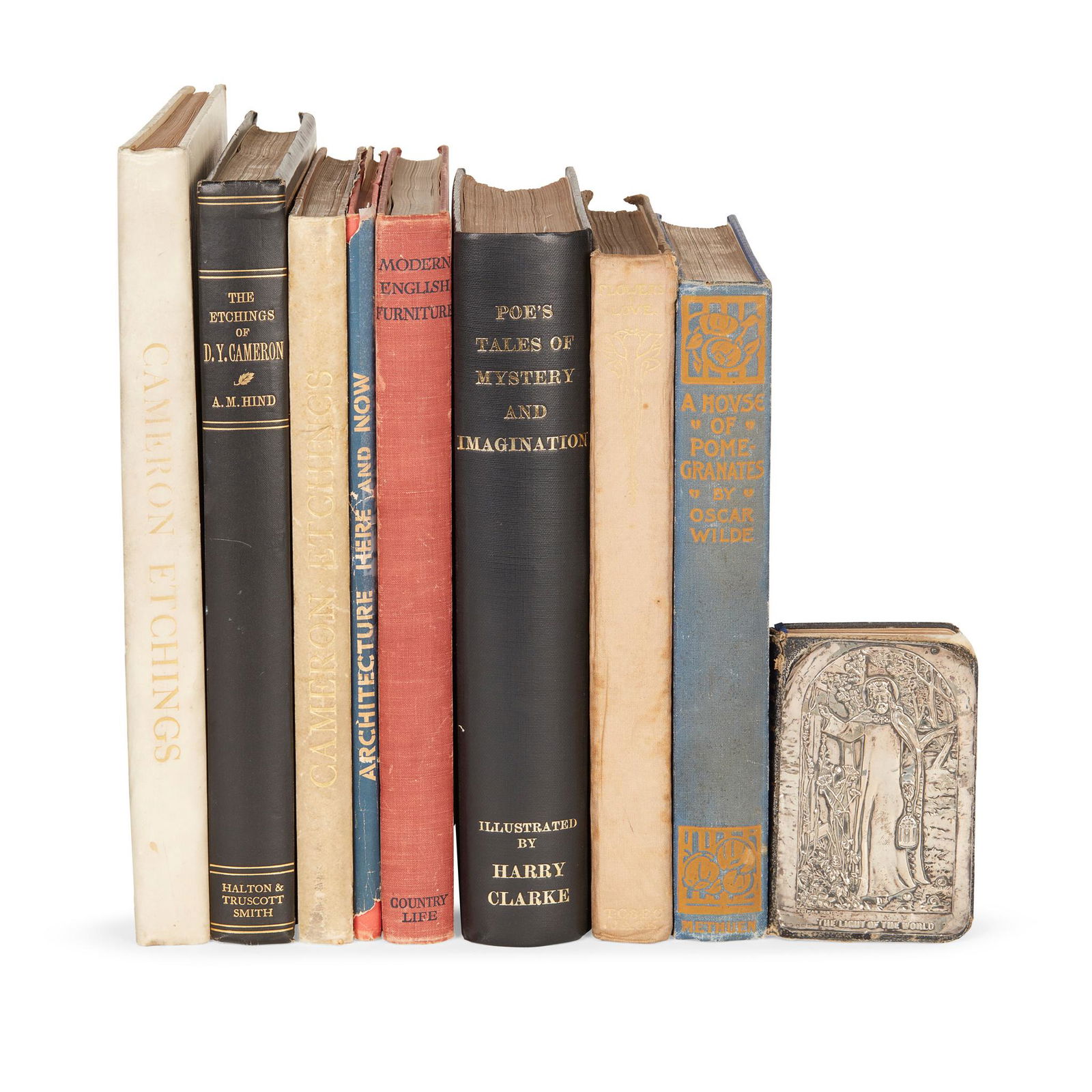 SIR DAVID YOUNG CAMERON R.A. (BRITISH 1865-1945) D. Y. CAMERON'S ETCHINGS: With an Introductory Essay by Frank Rinder. Edinburgh: Otto Schulze and Company, 1908. First edition, deluxe issue, one of 150 copies printed on Japanese vellum and signed by the artist, 4to, original