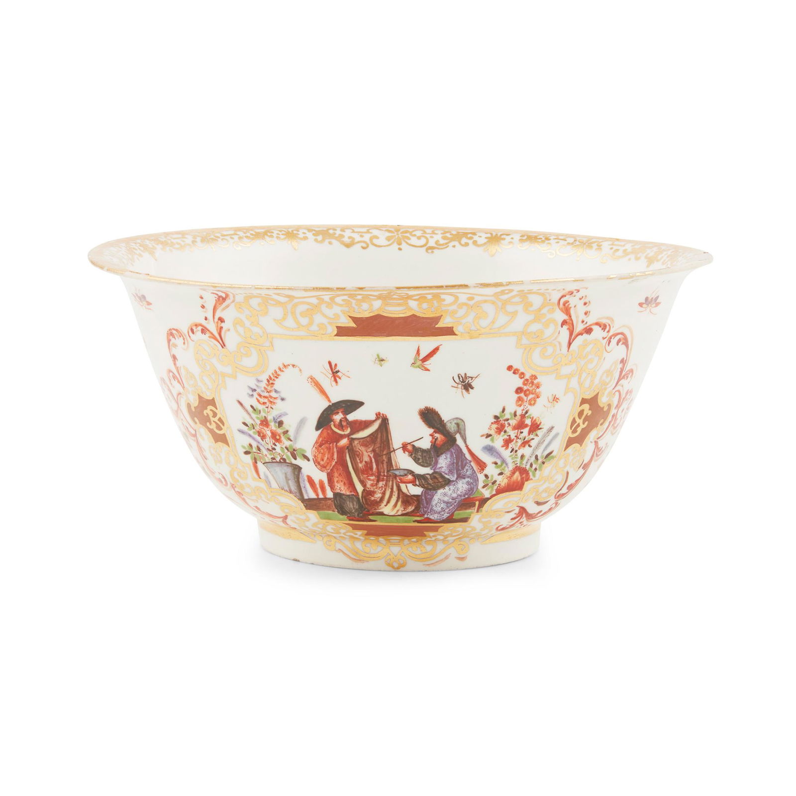 MEISSEN SLOP BOWL CIRCA 1730 (1 of 2)