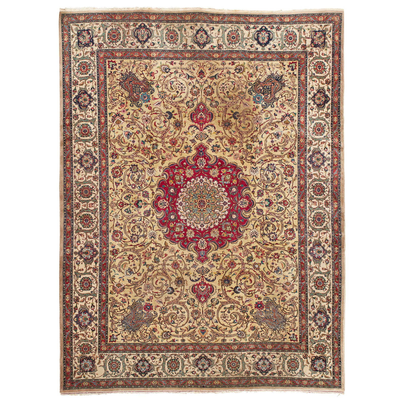 TABRIZ CARPET NORTHWEST PERSIA, MID 20TH CENTURY (1 of 9)