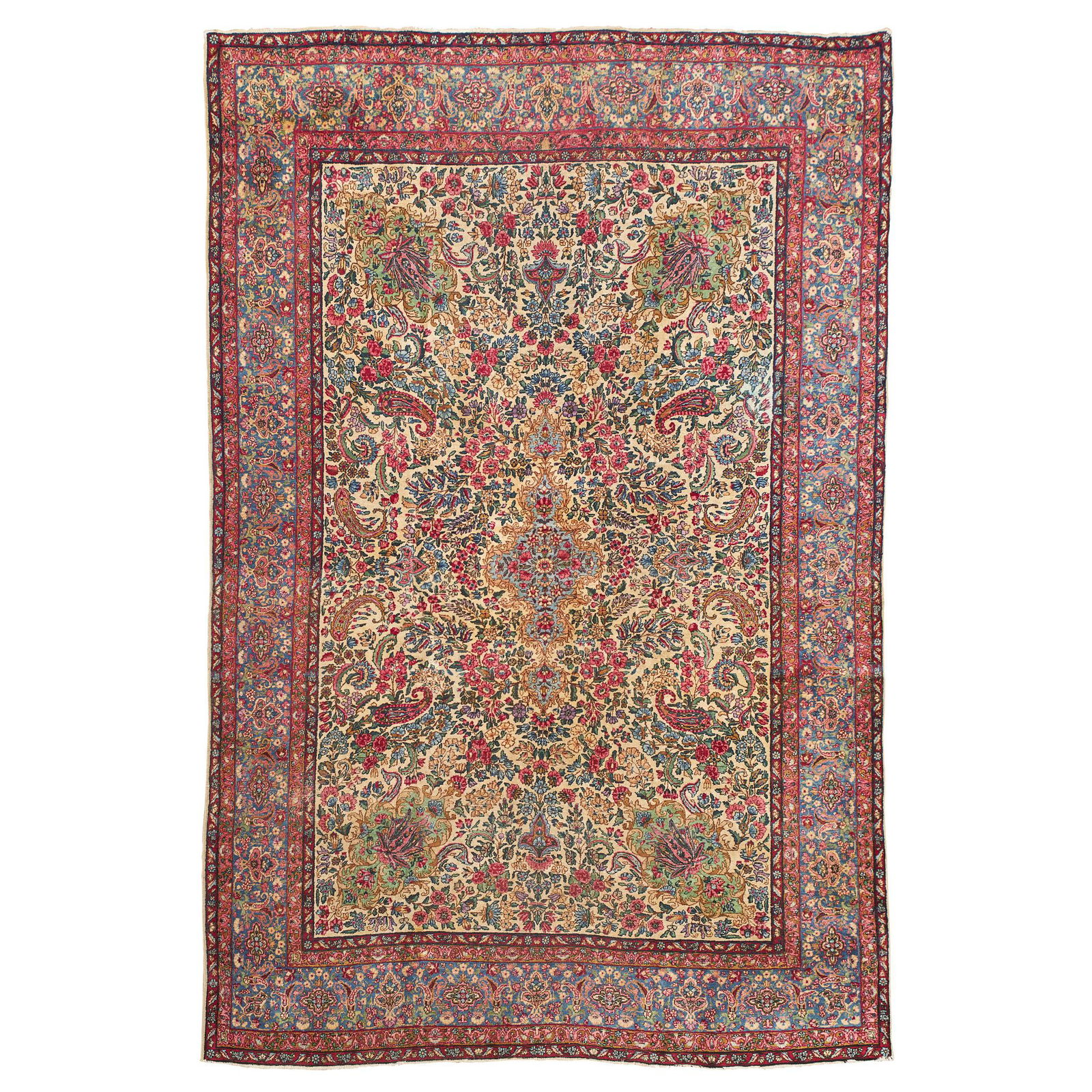 KIRMAN CARPET CENTRAL PERSIA, EARLY 20TH CENTURY (1 of 2)